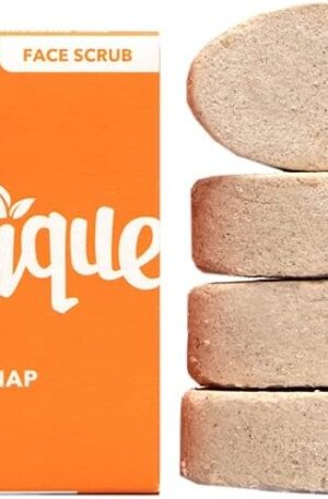 Ethique Eco-Friendly Face Scrub Bar, Gingersnap - Plastic Free & Compostable