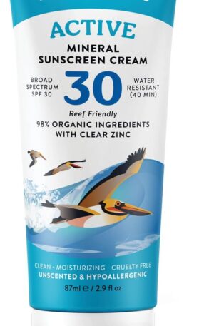 Badger SPF 30 Unscented Sunscreen Cream