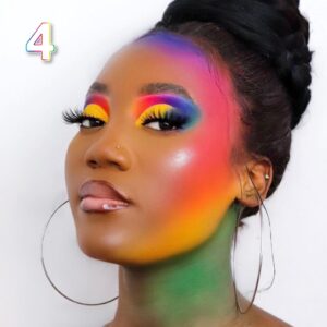 Rainbow Pride Makeup Look