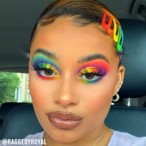 Rainbow Pride Makeup Look