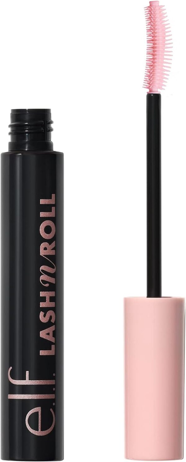 E.L.F. Lash n Roll Mascara open, showcasing the specially designed lifting and curling brush.