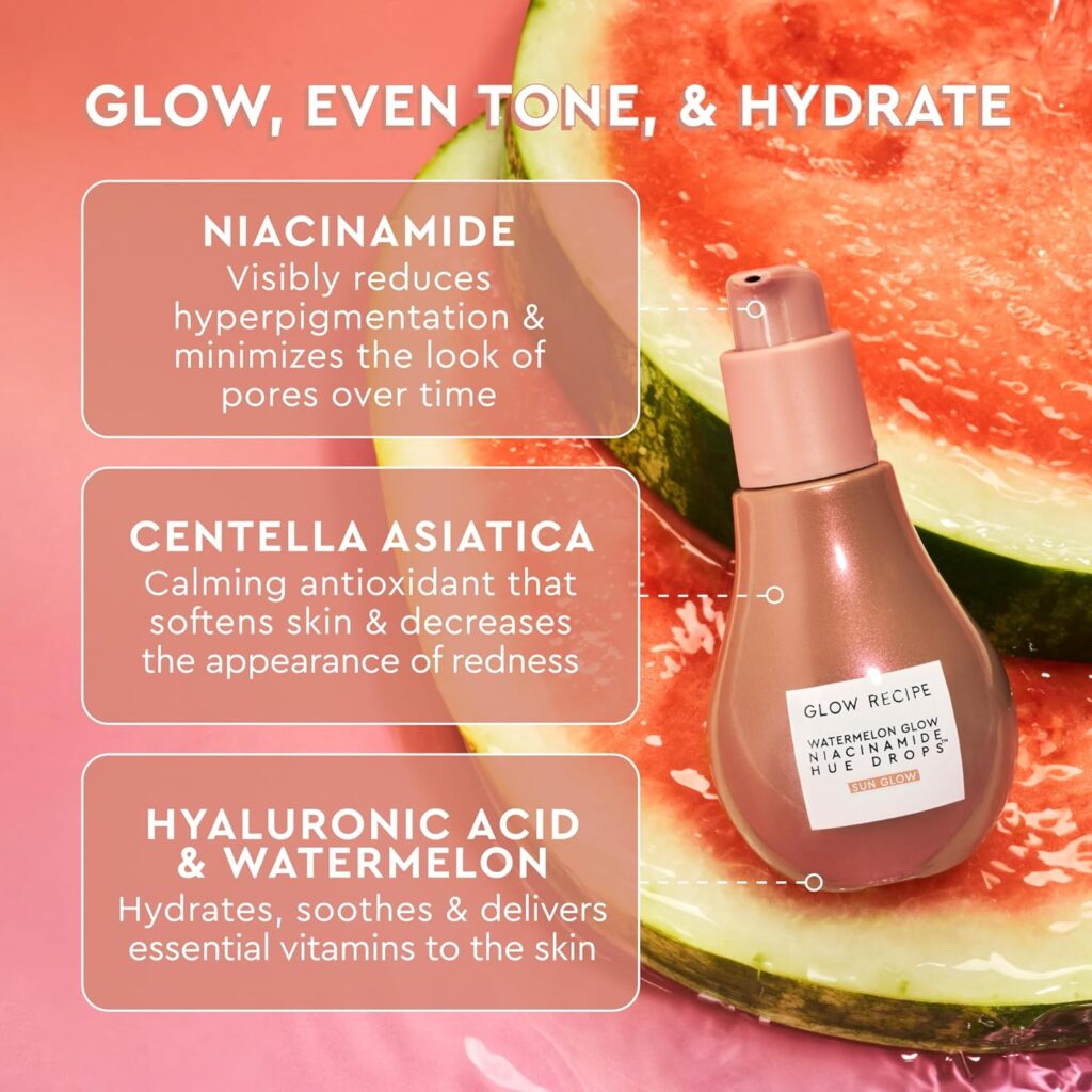 Hydrating serum with a dewy glow