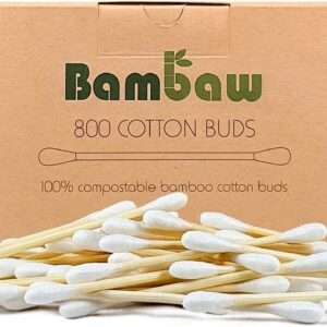 Bambaw Biodegradable Bamboo Cotton Buds