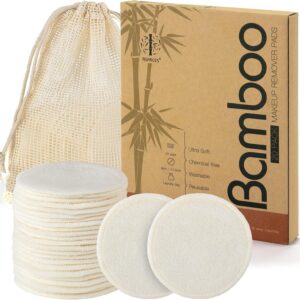 ASPACES Reusable Bamboo Cotton Makeup Remover Pads