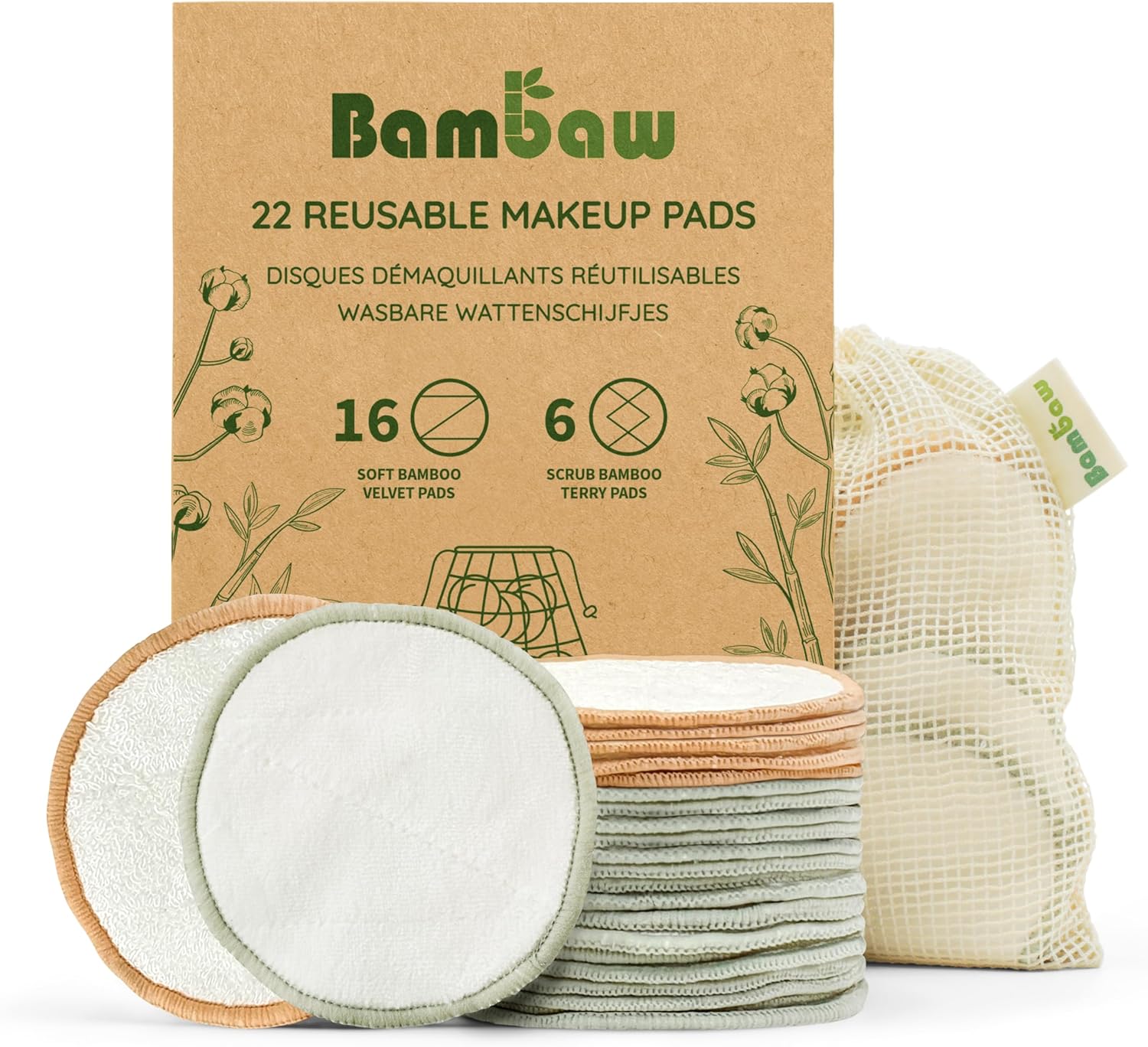 Bambaw Reusable Makeup Pads