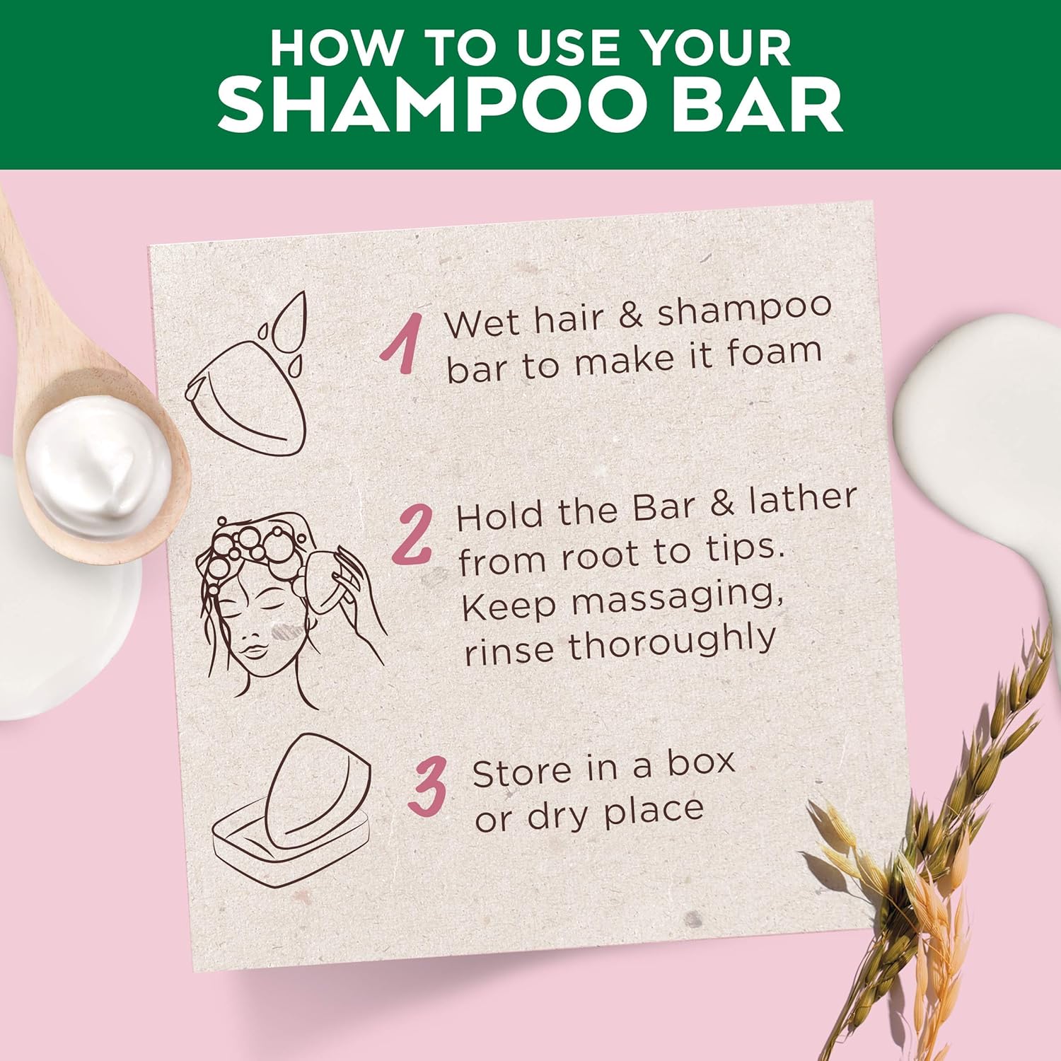 Garnier Softening Hair Soap Bar - Image 2