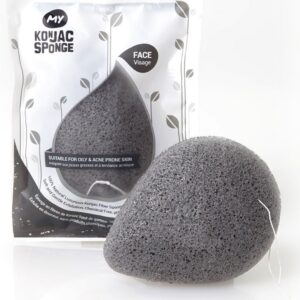 My Konjac Sponge Bamboo Charcoal Facial Sponge